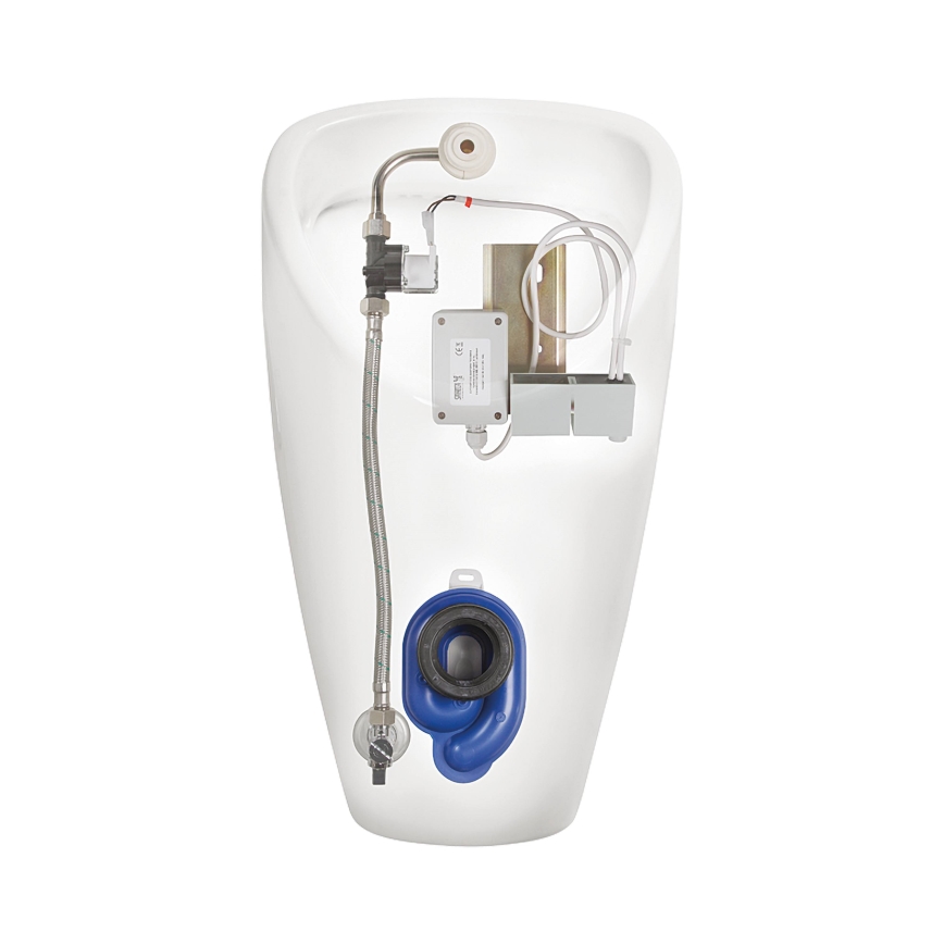 JIKA H8430700004901 - Urinale con sensore GOLEM 230V, alimentazione interna, scarico posteriore, ceramica/bianco