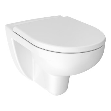 JIKA H8663850000001- WC sospeso LYRA in ceramica, bianco + sedile LYRA in duroplast, bianco
