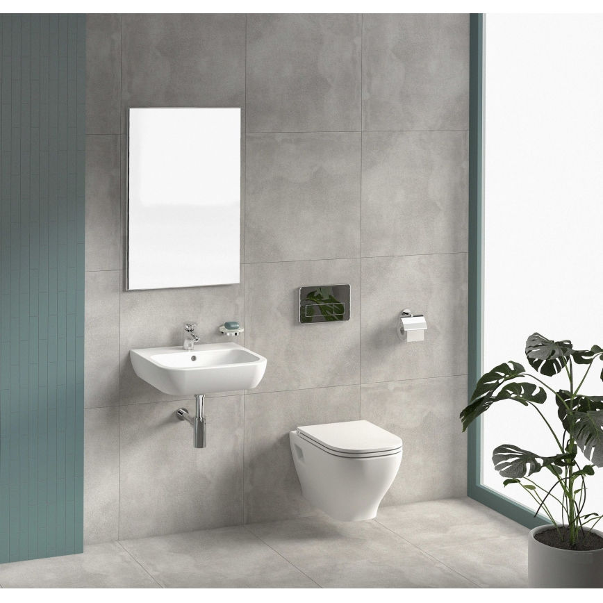 JIKA H8666160000001 - Vaso sospeso DEEP in ceramica/bianco + sedile WC SoftClose DEEP in Duroplast/bianco