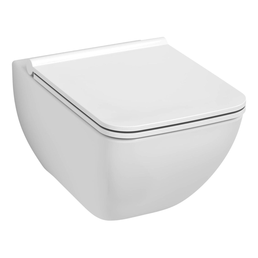 JIKA H8669540000001 - WC sospeso PURE in ceramica/bianco + sedile WC con chiusura SoftClose PURE in Duroplast/bianco