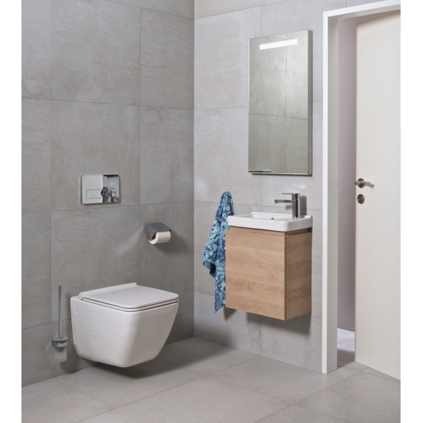 JIKA H8669540000001 - WC sospeso PURE in ceramica/bianco + sedile WC con chiusura SoftClose PURE in Duroplast/bianco