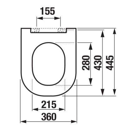JIKA H8917150000631 - Sedile WC MIO duroplast bianco