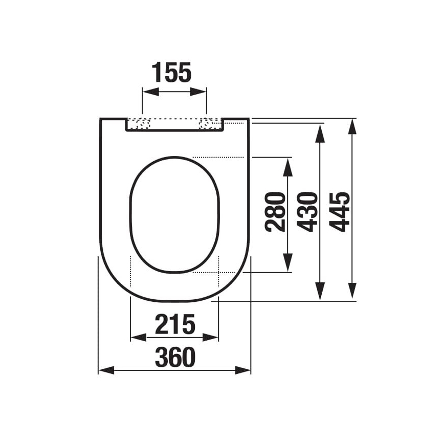 JIKA H8917150000631 - Sedile WC MIO duroplast bianco