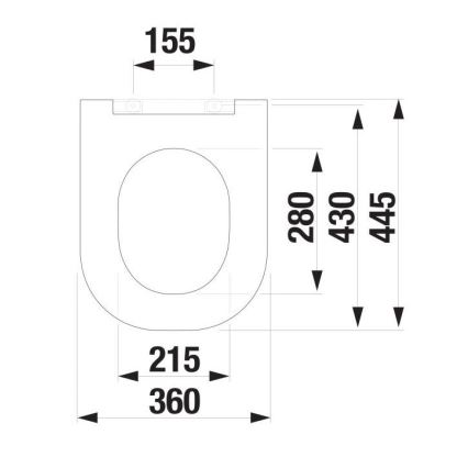 JIKA H8917167160631 - Sedile WC SoftClose MIO in duroplastica/nero opaco