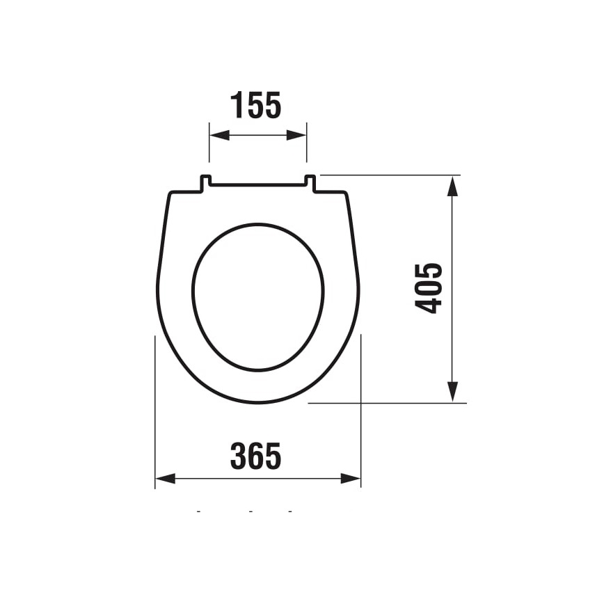 JIKA H8933803000631 - Sedile WC LYRA in Duroplast/bianco