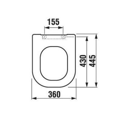JIKA H8936103000631 - Sedile per WC DEEP duroplast/bianco