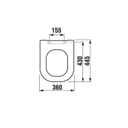 JIKA H8936113000631 - Sedile per WC SoftClose DEEP in duroplastica/bianco