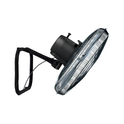 JOHNSON - Ventilatore a piantana 3 in 1 WOOD 80W/230V Ø 50 cm nero/beige