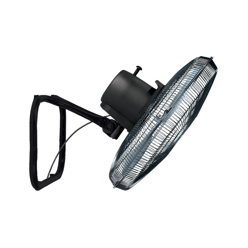 JOHNSON - Ventilatore a piantana 3 in 1 WOOD 80W/230V Ø 50 cm nero/beige