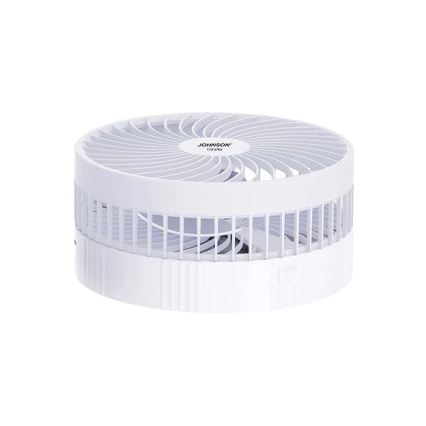 JOHNSON - Ventilatore da tavolo ricaricabile GIRAFFA 5W/3,7V 1200 mAh Ø 20 cm bianco