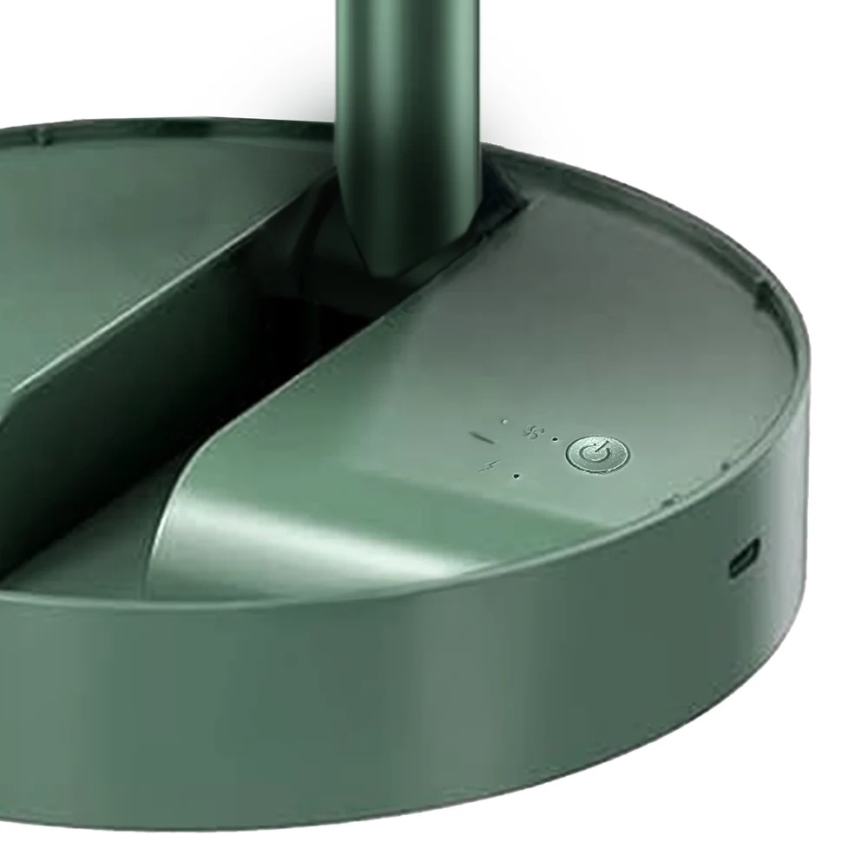 JOHNSON - Ventilatore da tavolo ricaricabile TORTUGA 5W/3,7V 1200 mAh Ø 16,5 cm verde