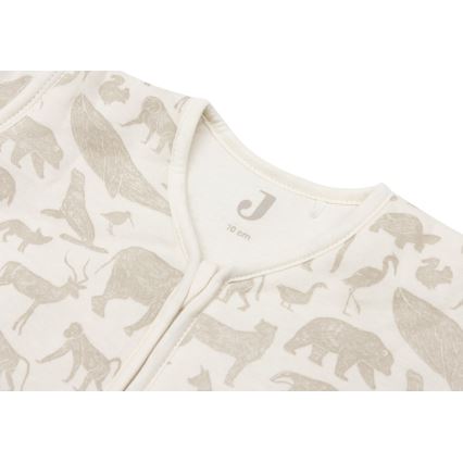 Jollein - Sacco a pelo 2in1 3-9 mesi 3 TOG Animals Nougat