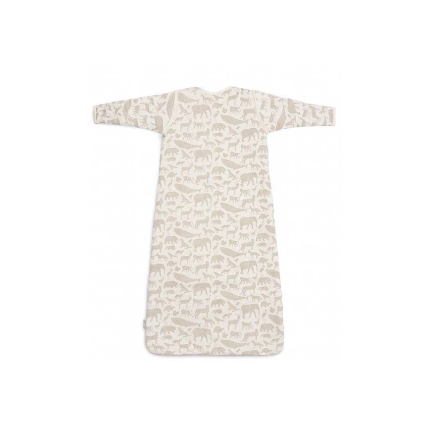 Jollein - Sacco a pelo 2in1 6-18 mesi 3 TOG Animals Nougat