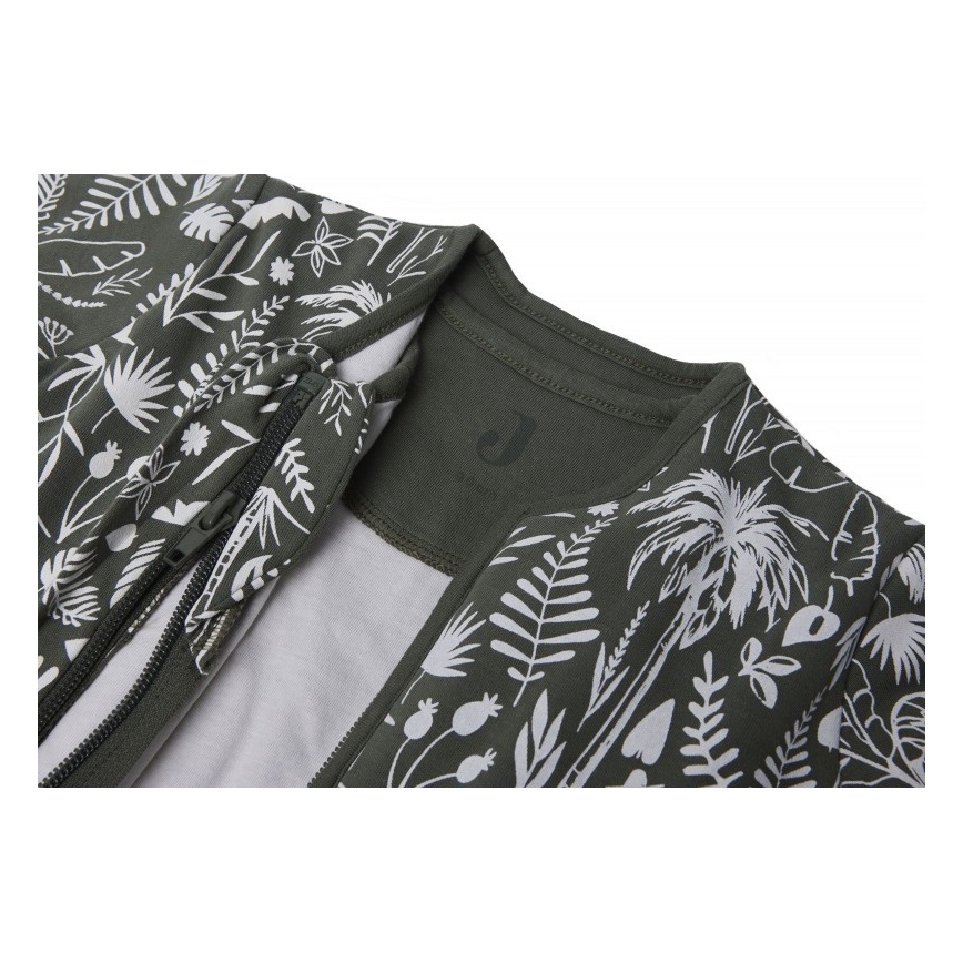 Jollein - Sacco a pelo 2in1 6-18 mesi 3 TOG Botanical Leaf Green