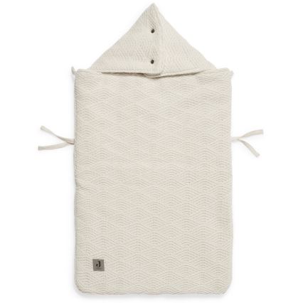 Jollein - Sacco per seggiolino auto RIVER KNIT 42x82 cm Cream White