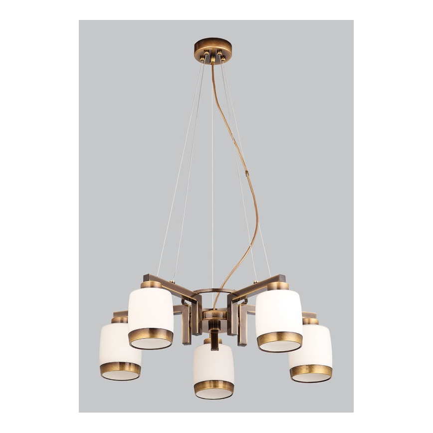 Jupiter 1062 - LN5 - Lampadario a sospensione LINEA 5xE27/60W/230V