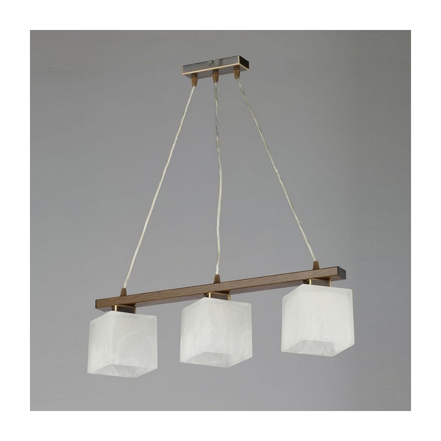 Jupiter 1092 - PO3 - Lampadario a sospensione POLA 3xE27/60W/230V