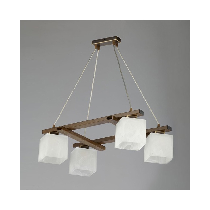 Jupiter 1093 - PO4 - Lampadario a sospensione POLA 4xE27/60W/230V