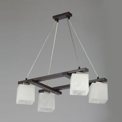 Jupiter 1098 - PO4 - Lampadario a sospensione POLA 4xE27/60W/230V
