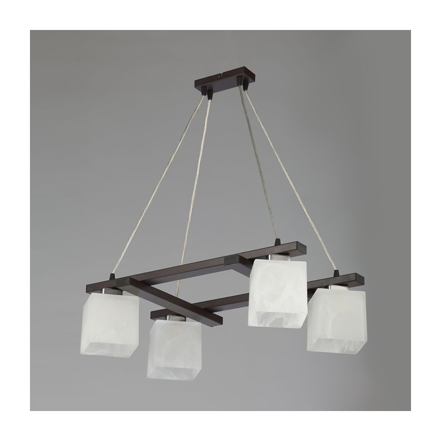 Jupiter 1098 - PO4 - Lampadario a sospensione POLA 4xE27/60W/230V