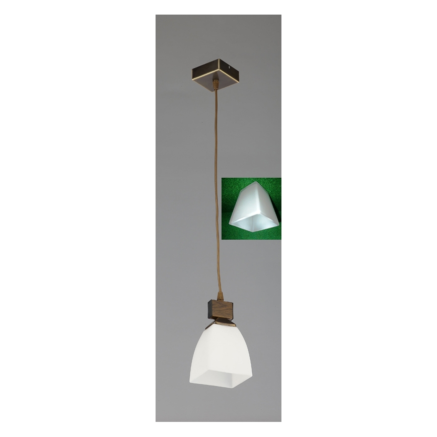 Jupiter 1107 - AB1 - Lampadario a sospensione ALBA 1xE27/60W/230V