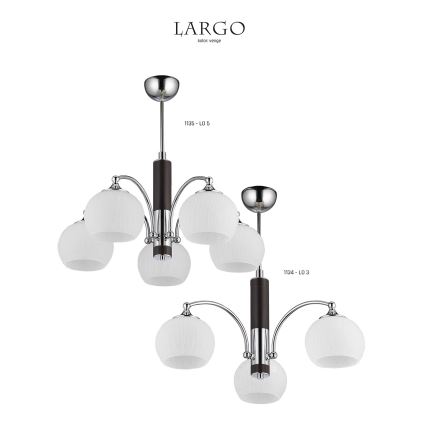 Jupiter 1134 - LO 3 - Lampada a sospensione LARGO 3xE27/60W/230V