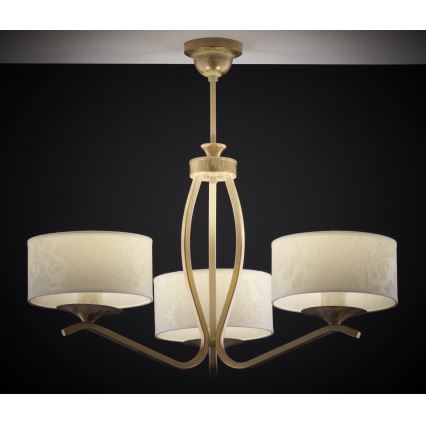 JUPITER 1274-KS3E - Lampadario su stelo KASZMIR 3xE27/60W