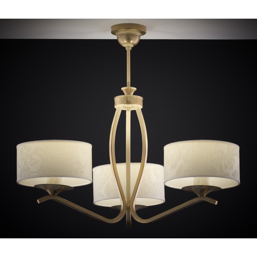 JUPITER 1274-KS3E - Lampadario su stelo KASZMIR 3xE27/60W