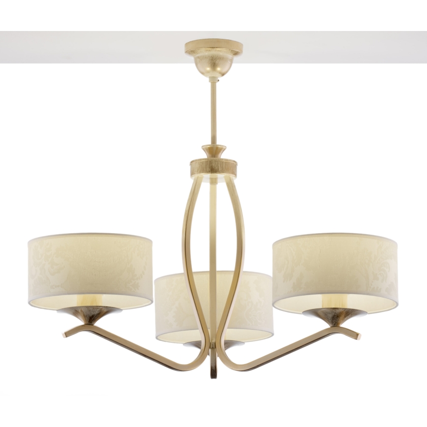 JUPITER 1274-KS3E - Lampadario su stelo KASZMIR 3xE27/60W