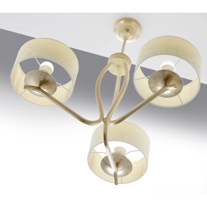JUPITER 1274-KS3E - Lampadario su stelo KASZMIR 3xE27/60W