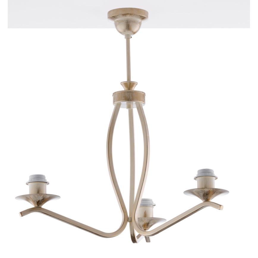 JUPITER 1274-KS3E - Lampadario su stelo KASZMIR 3xE27/60W
