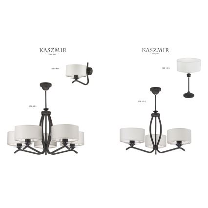 JUPITER 1278-KS3G - Lampadario KASZMIR 3xE27/60W