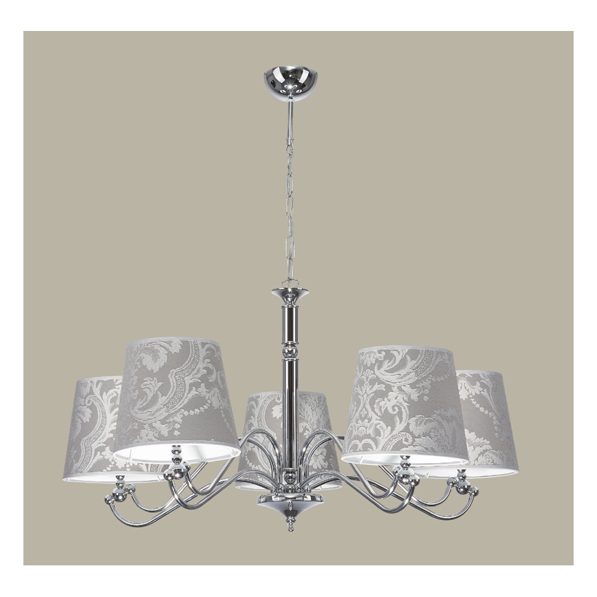 JUPITER 1289-VS5 - Lampada a sospensione VENUS 5xE27/60W