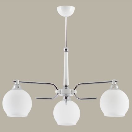 Jupiter 1398 - AX 3 B - Lampadario a sospensione con supporto rigido AXEL 3xE27/60W/230V