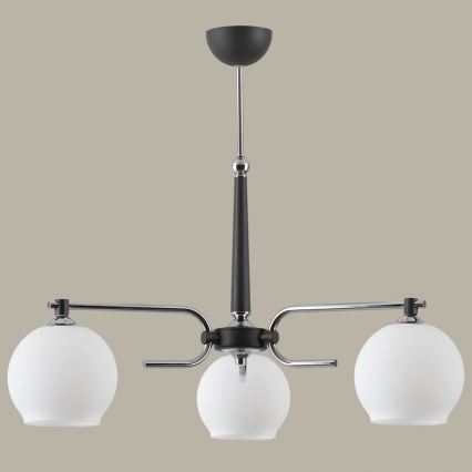 Jupiter 1401 - AX 3 G - Lampadario a sospensione con supporto rigido AXEL 3xE27/60W/230V