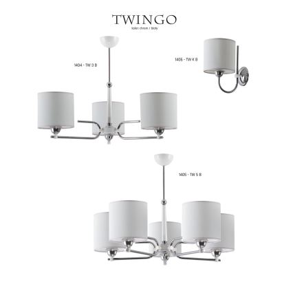 Jupiter 1406 - TW K B - Applique TWINGO 1xE27/60W/230V