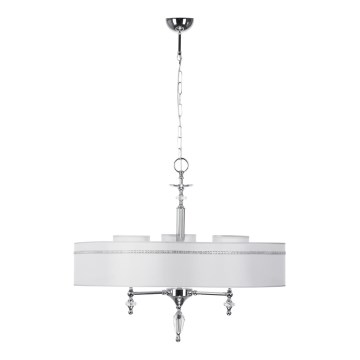 Jupiter 1424 - Lampadario a sospensione con catena HILTON 3xE27/60W/230V