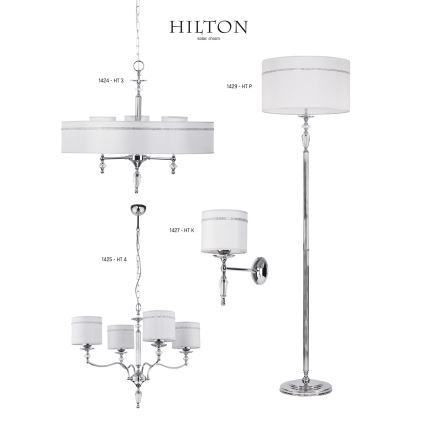 Jupiter 1427 - Applique HILTON 1xE27/60W/230V