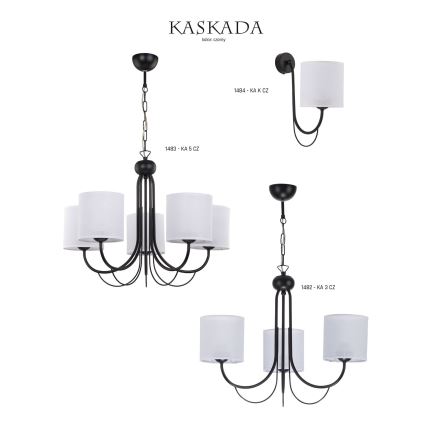 Jupiter 1483 - Lampadario a sospensione con catena KASKADA 5xE27/60W/230V