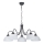 Jupiter 1491 - Lampadario a sospensione con catena SAGA 5xE27/60W/230V