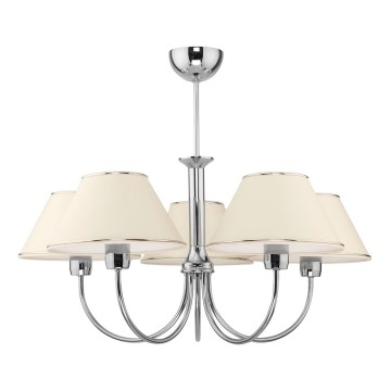 Jupiter 1580 - BG 5 CH - Lampadario a sospensione con supporto rigido BEGAMO 5xE27/60W