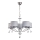 Jupiter 1604 - EG 5 CH - Lampadario di cristallo EGIDA 5xE27/60W