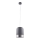 Jupiter 1649 - Lampadario su fune DIXON 1xE27/60W/230V argento/bianco