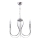 Jupiter 1687 - Lampadario a sospensione con catena MELANI 3xE14/40W/230V argento