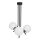 Jupiter 1736 - Lampadario a sospensione con supporto rigido TIM 3xE14/40W/230V cromo lucido