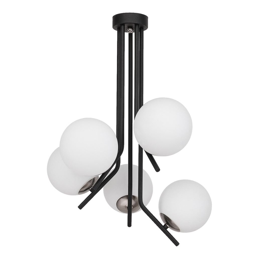 Jupiter 1737 - Lampadario a sospensione con supporto rigido TIM 5xE14/40W/230V cromo lucido