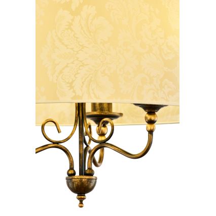 Jupiter 1749 - Lampadario a sospensione con catena SOFIA 3xE27/60W/230V