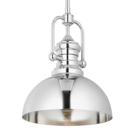 Jupiter 1786 - PT 1  - Lampadario a sospensione con supporto rigido PLATINO 1xE27/60W/230V argento