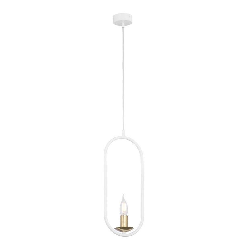 Jupiter 1813 - PI1 E14 - Lampadario a sospensione con filo PONTI 1xE14/40W/230V bianco