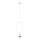 Jupiter 1813 - PI1 E14 - Lampadario a sospensione con filo PONTI 1xE14/40W/230V bianco